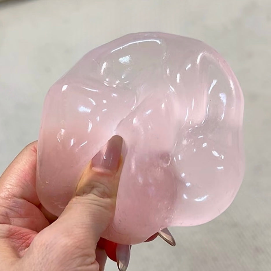 Baby Blue / Baby Pink Coconut Oil  Stress Ball  (Firm Squish Feel)