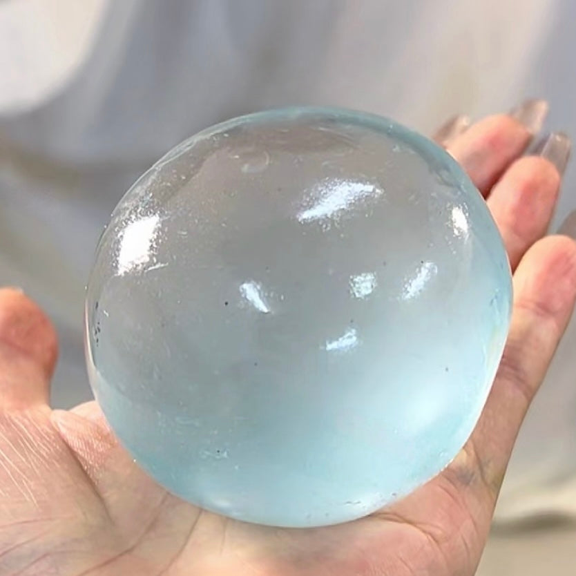Baby Blue / Baby Pink Coconut Oil  Stress Ball  (Firm Squish Feel)