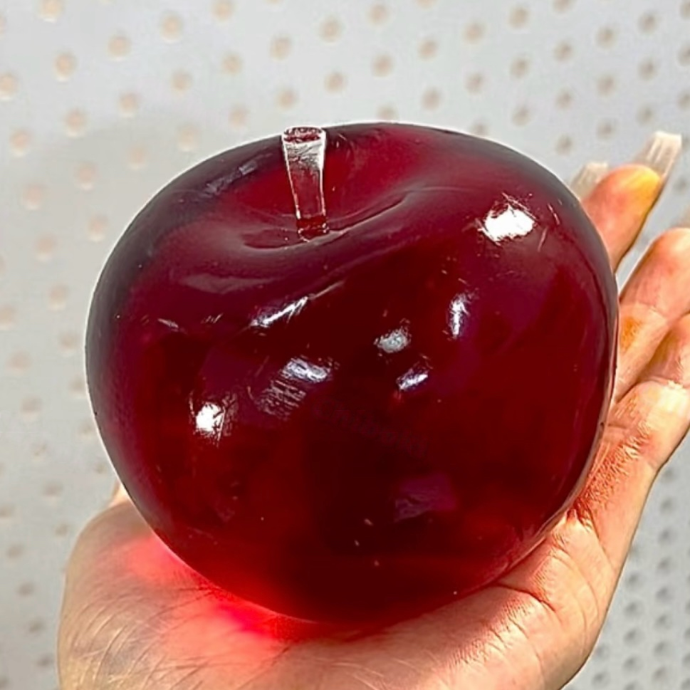 Big Burgundy Apple Squishy