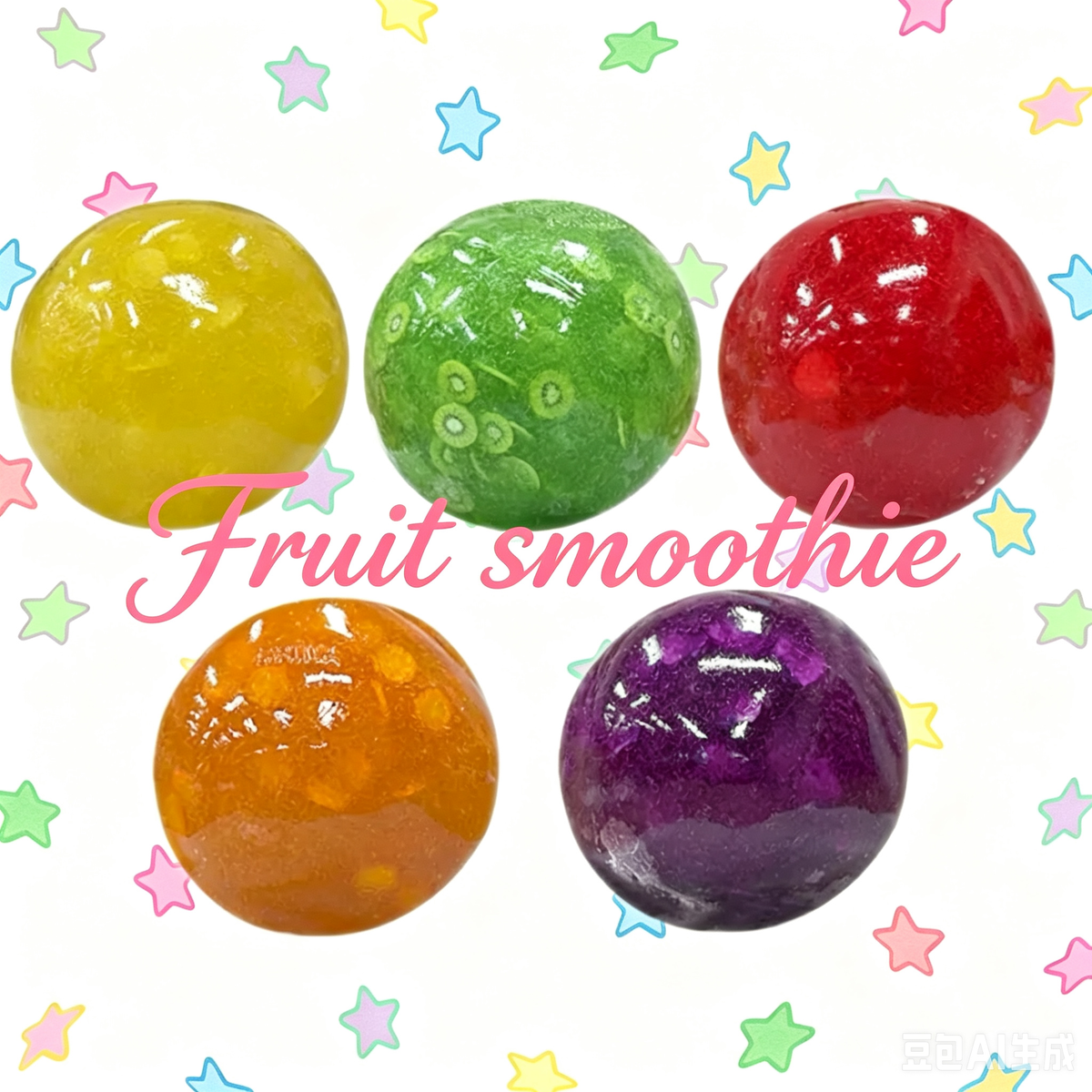 6cm Fruit Smoothie Stress Ball