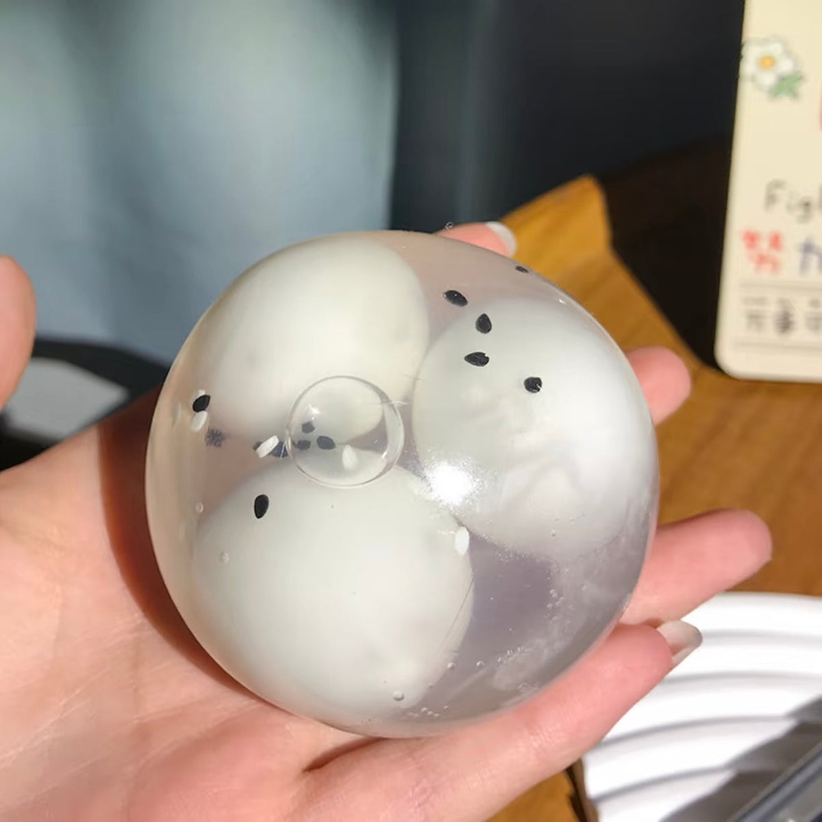 3 Little Glutinous Rice Crispy Wax Ball Stress Ball（ship within 30 days)