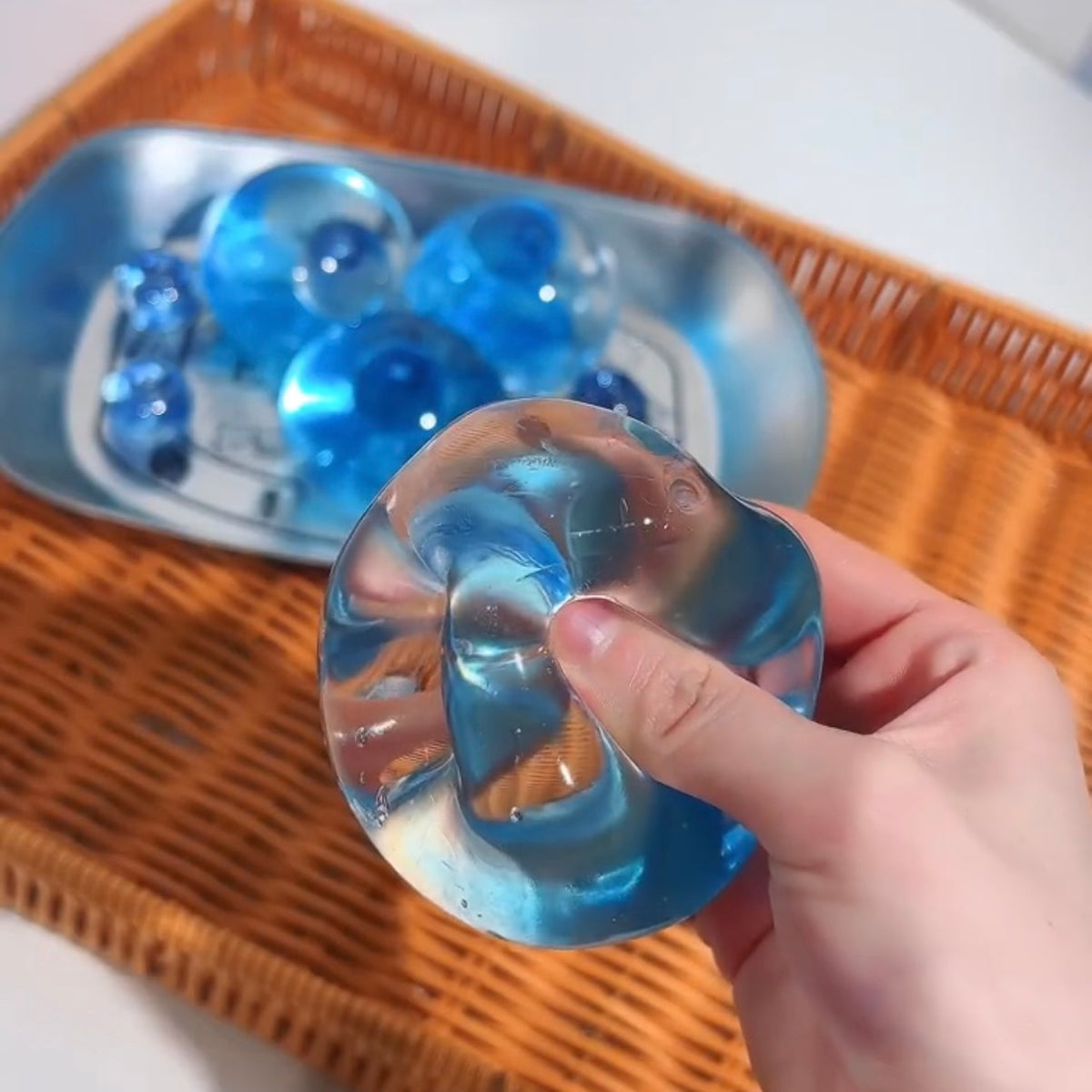 Crystal Blueberry Gel Stress Ball(Ship within 30 days)