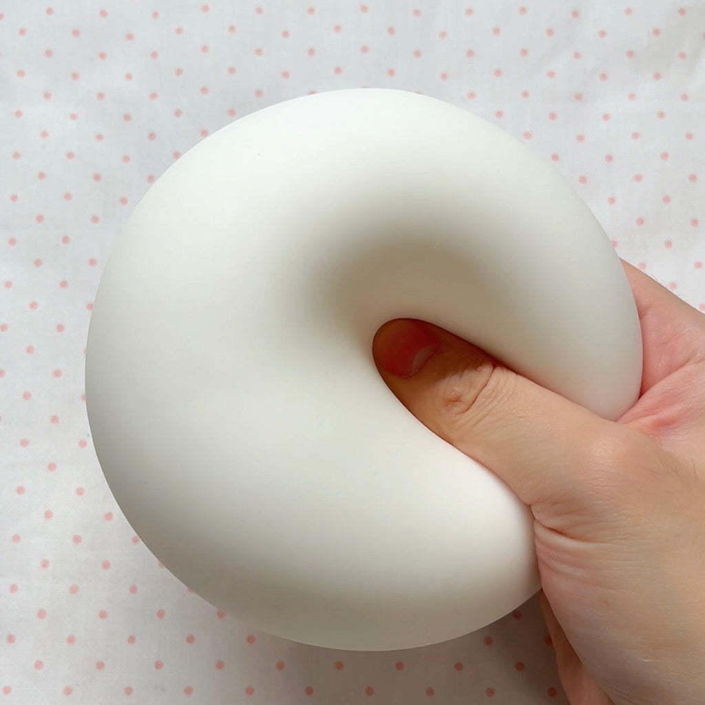 10Cm Jumbo White Ball Stress Ball
