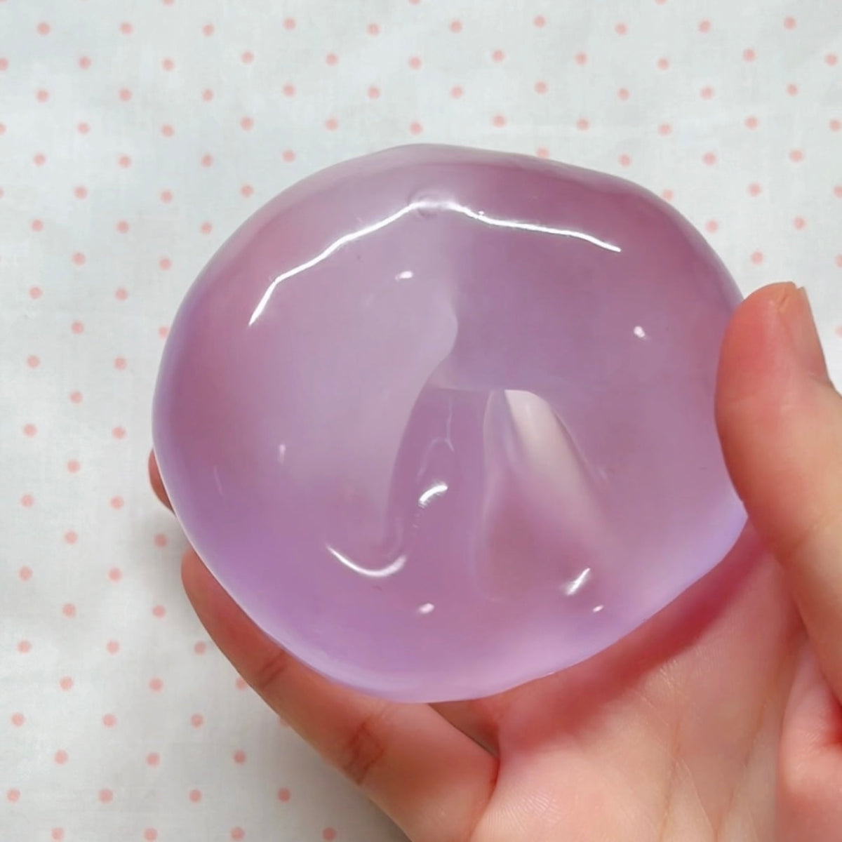 Taro Purple Coconut Oil Stress Ball (Firm Squish Feel)