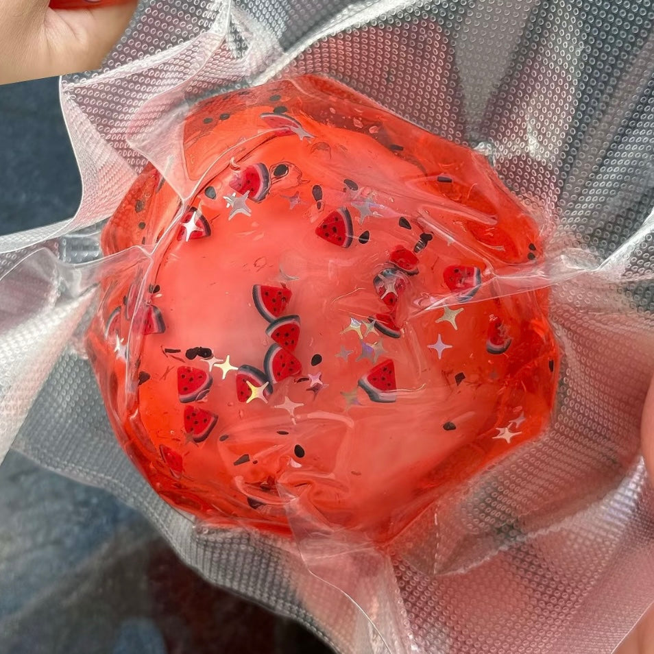 Crispy watermelon Cracking Wax Ball