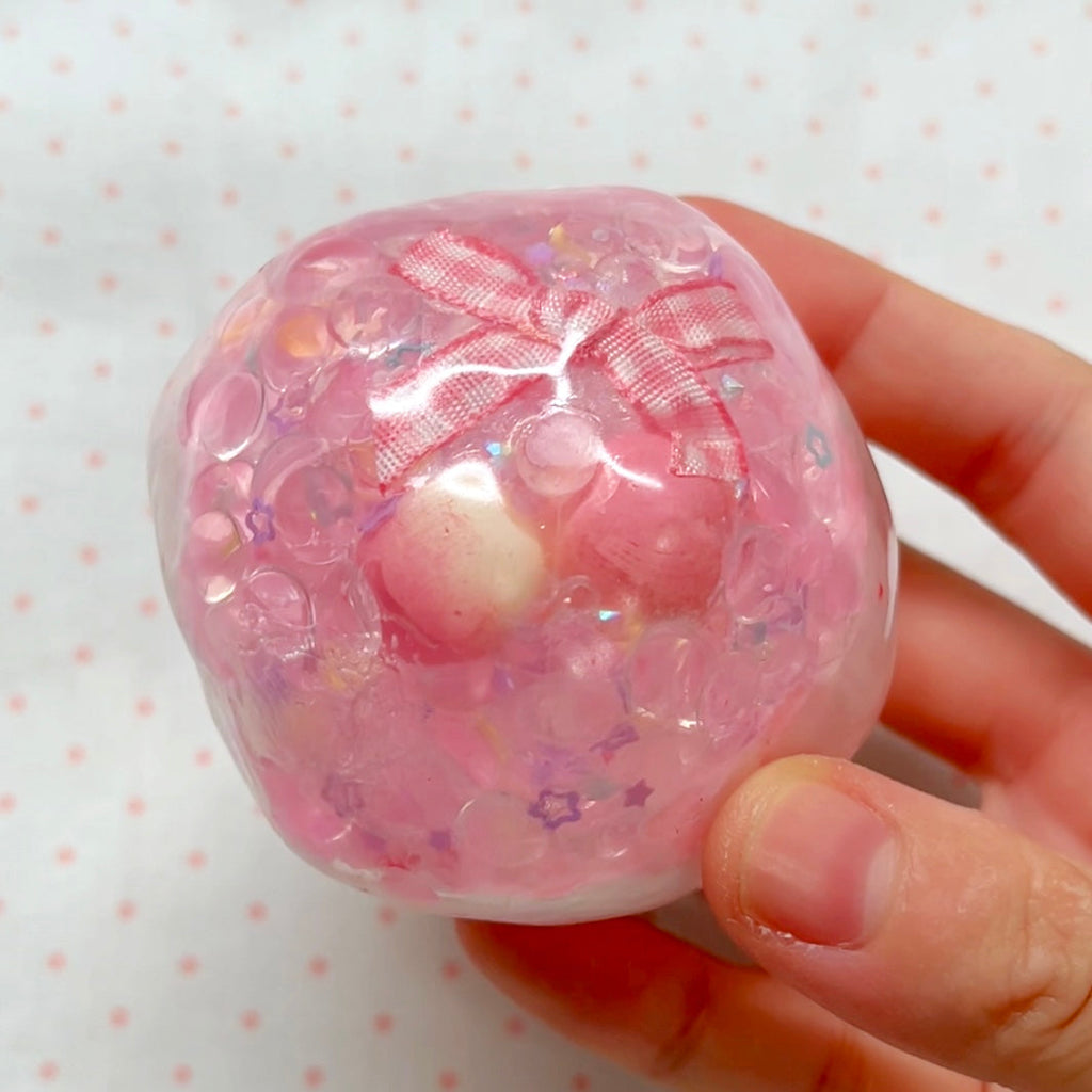 Summer Bow Peach Stress Ball