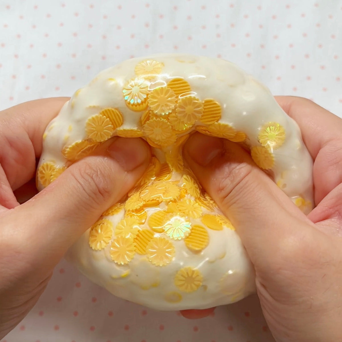 Super Soft Crunchy Orange Petals Stress Ball