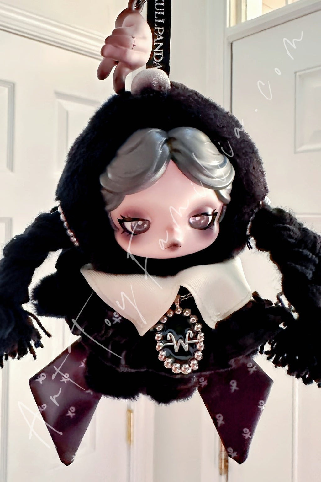 POP MART Skullpanda × Wednesday Plush(Classic Dress Version)
