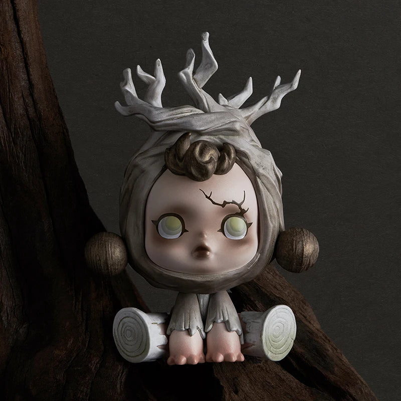 Genuine Pop Mart Skullpanda The Ink Plum Blossom Series Blind Box