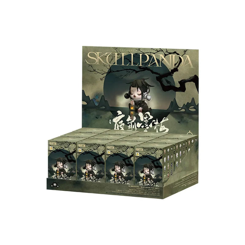 Genuine Pop Mart Skullpanda The Ink Plum Blossom Series Blind Box