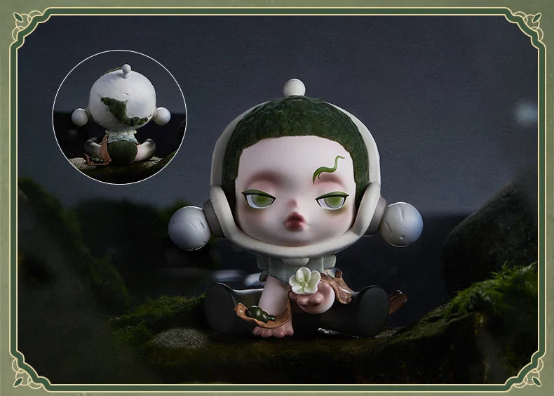 Genuine Pop Mart Skullpanda The Ink Plum Blossom Series Blind Box