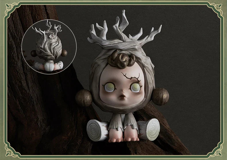 Genuine Pop Mart Skullpanda The Ink Plum Blossom Series Blind Box