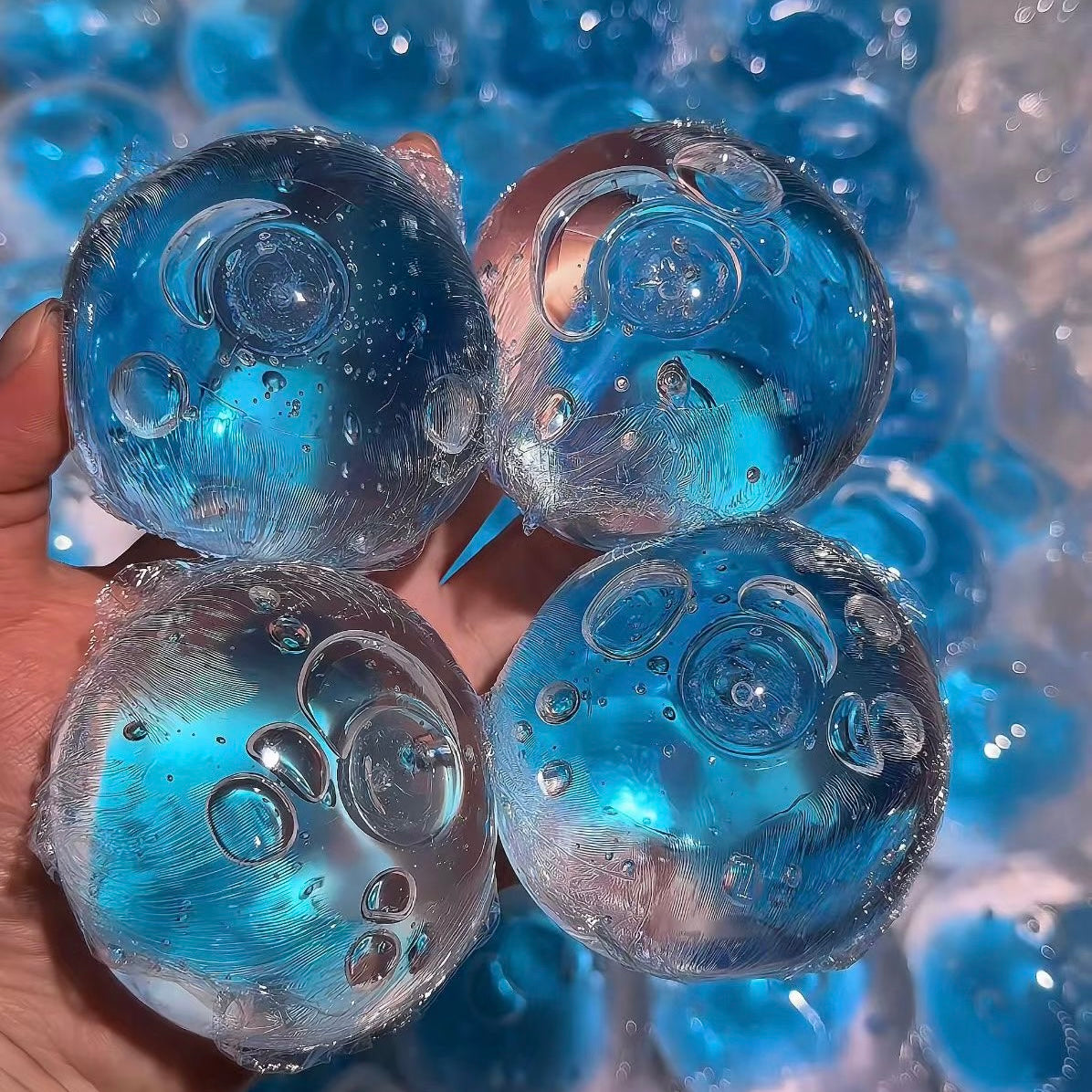 Crystal Blueberry Gel Stress Ball(Ship within 30 days)