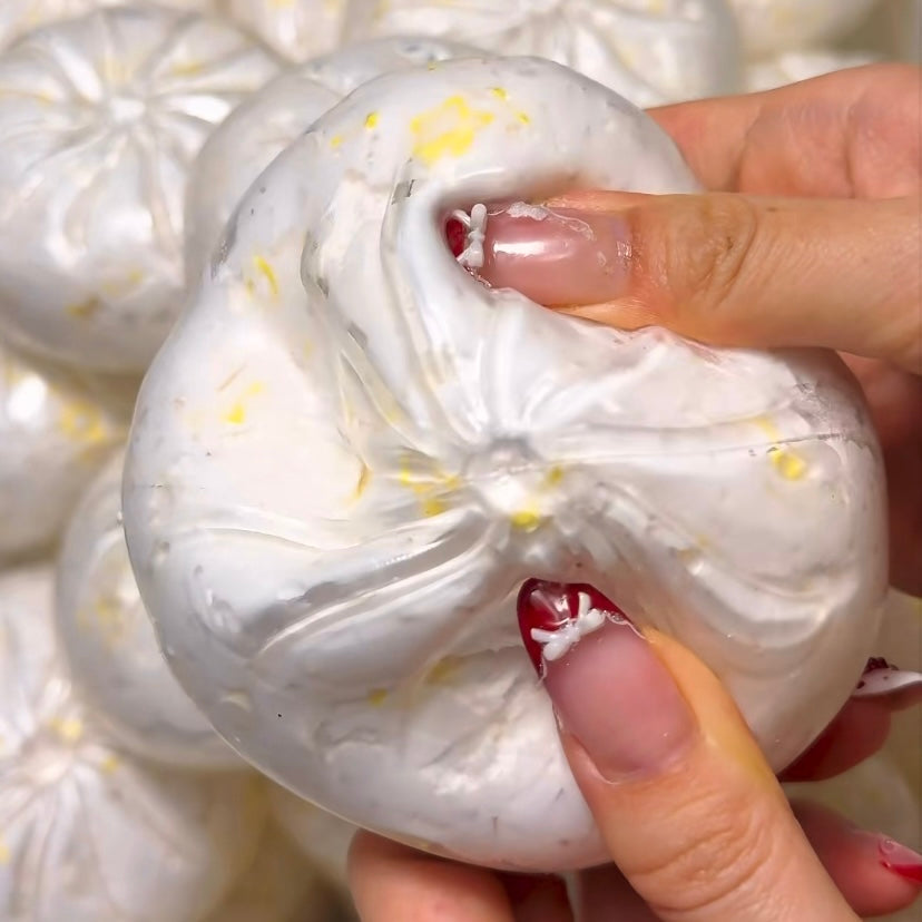 White Dumpling Stress Ball (Block Filling)