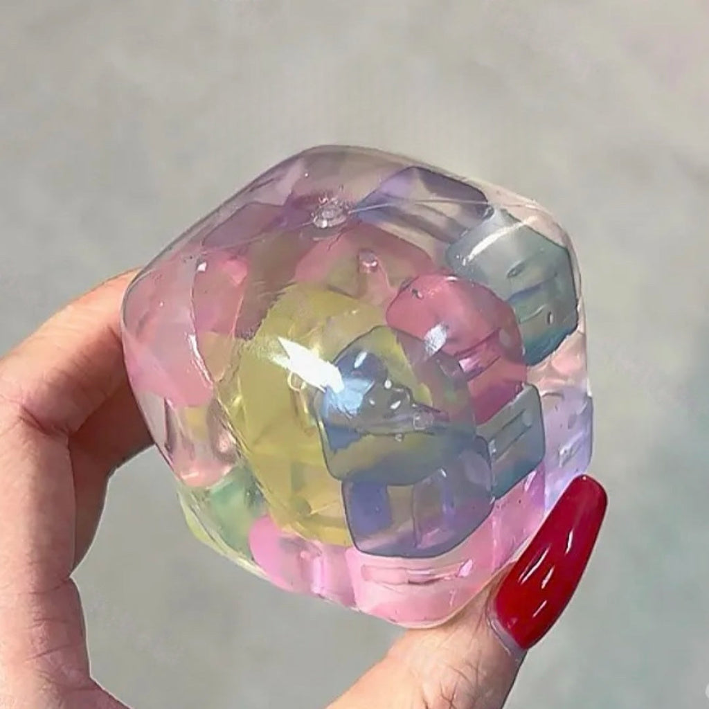 Colored Hard Candy Cube