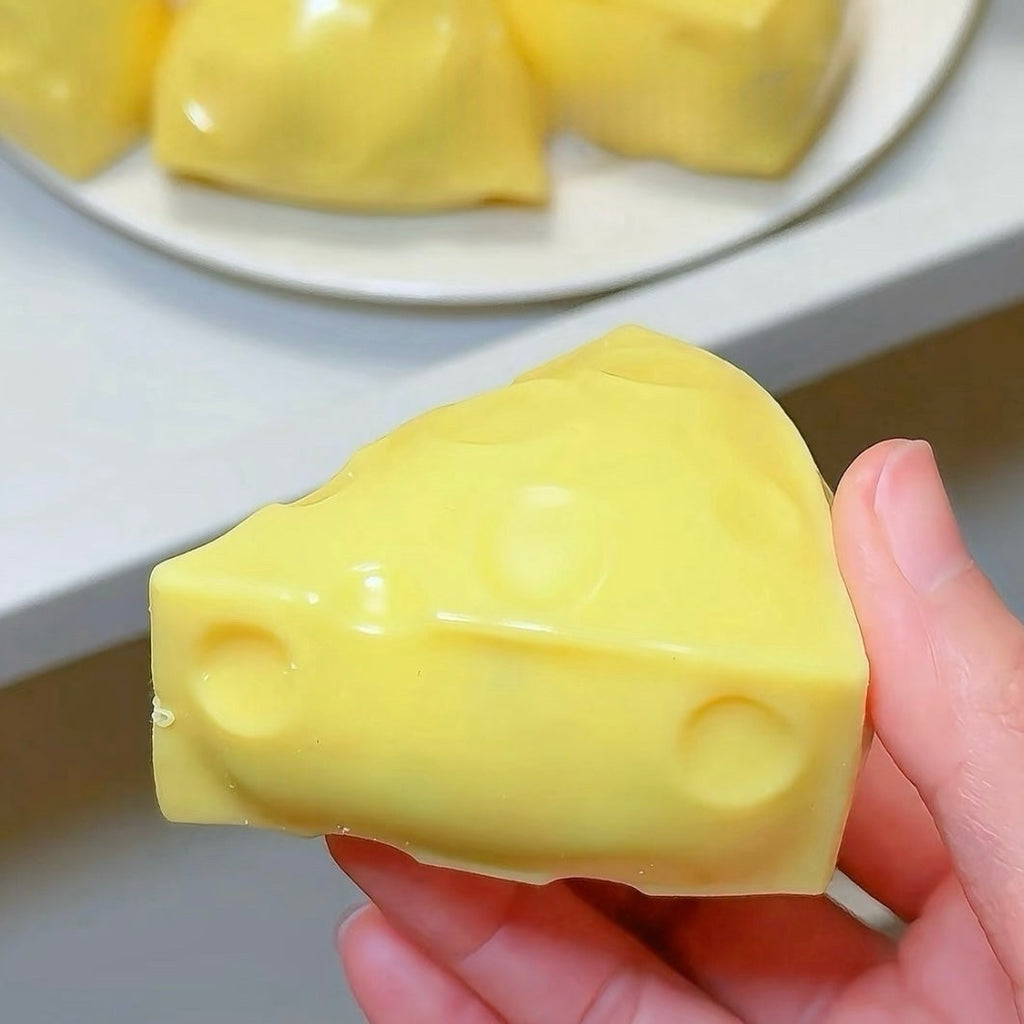 Triangle Cheese Stress Ball (Block Filling)
