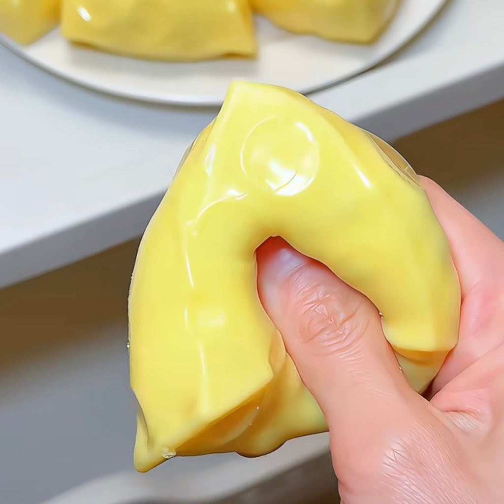 Triangle Cheese Stress Ball (Block Filling)
