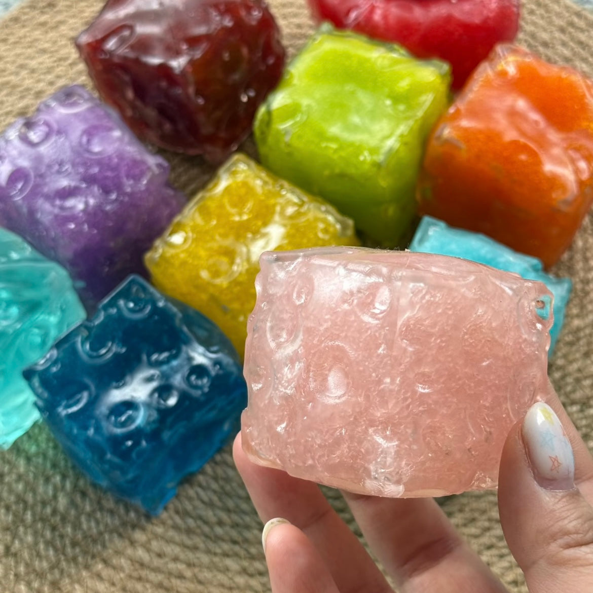 Colorful Mini Cheese Stress Ball