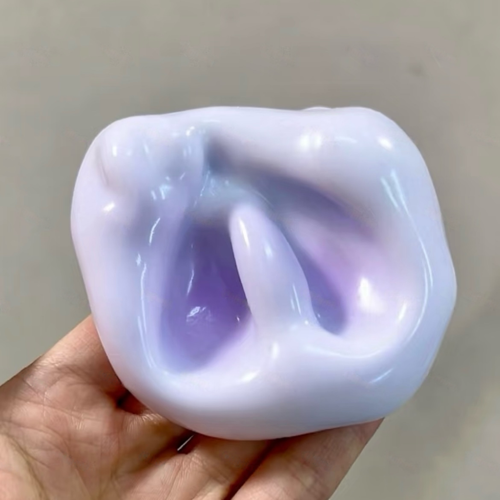 Strawberry Filled Milk Skin Stress Ball (Need to use a syringe to suck out the air)