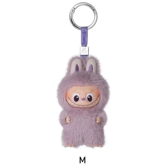 POP MART Labubu V4 The Monsters Pin For Love Alphabet Plush Pendant - Letter M